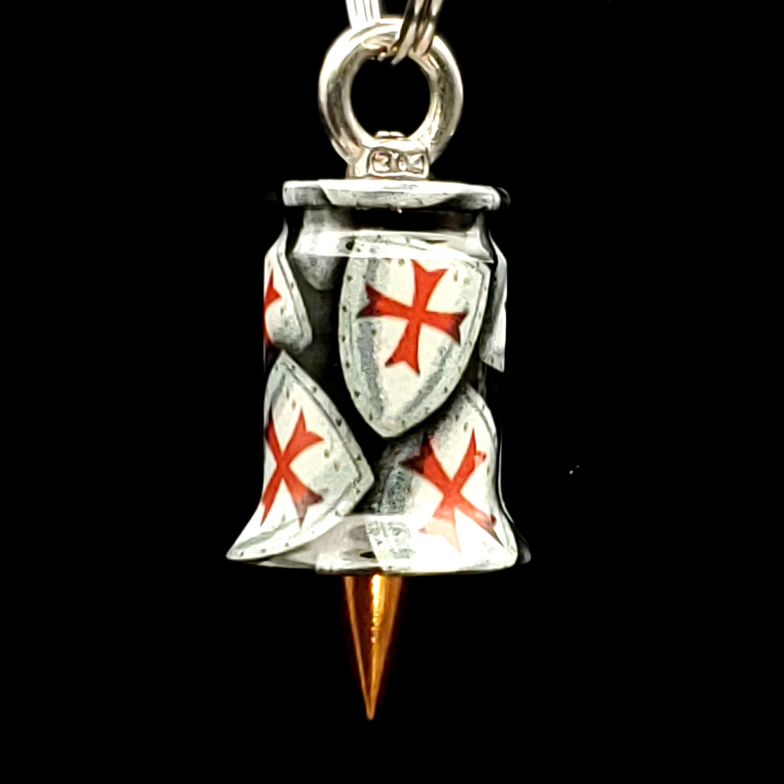 Knights Templar .50 Cal Defender Bell – 50 Cal Bullet Bells
